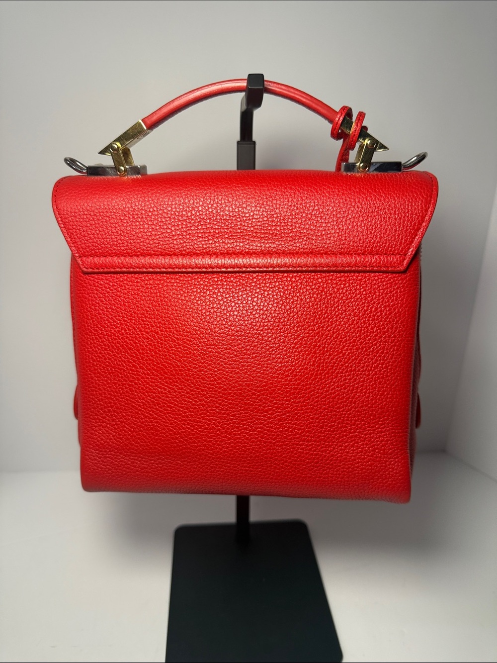 Balenciaga Rose Corail Leather Mini Le Dix Cartable Top Handle Bag - Picture 7 of 14